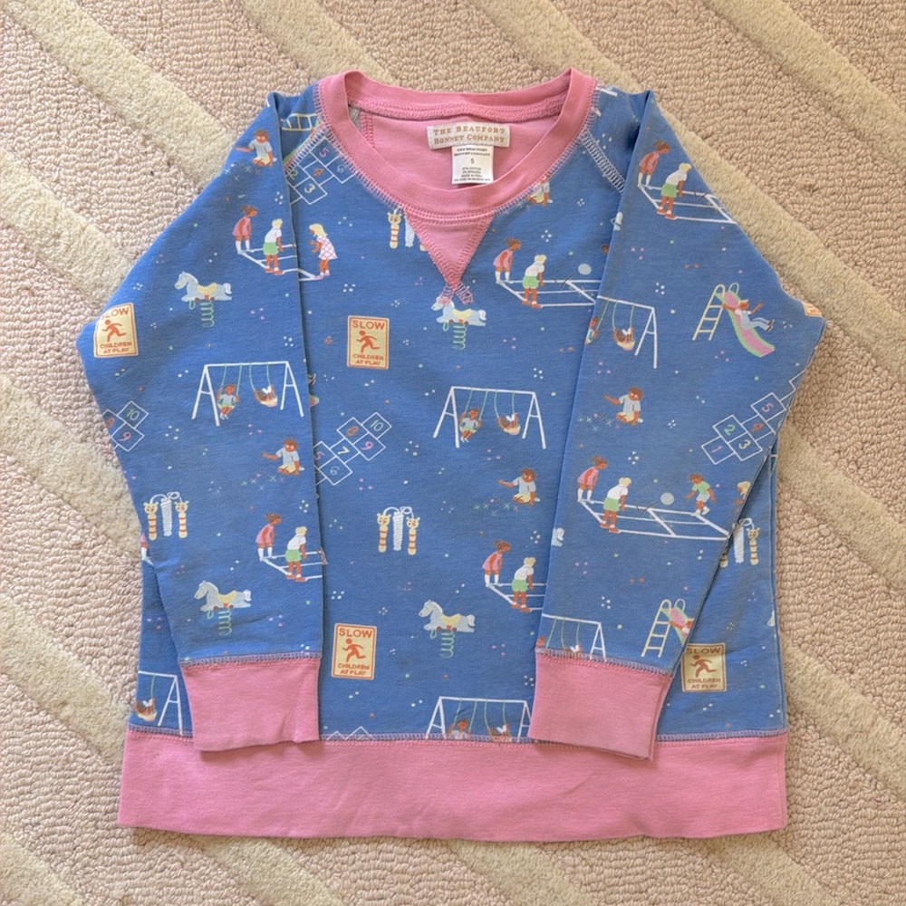 TBBC Cassidy Comfy Crewneck - let them play